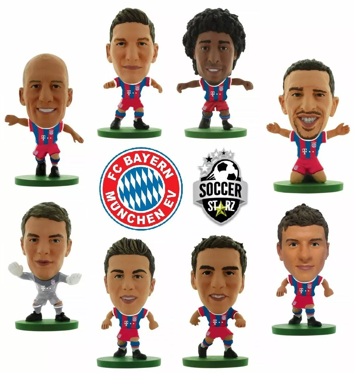 Soccerstarz Soccer Starz Football Figurine Muller Schweinsteiger Lahm Neuer  New