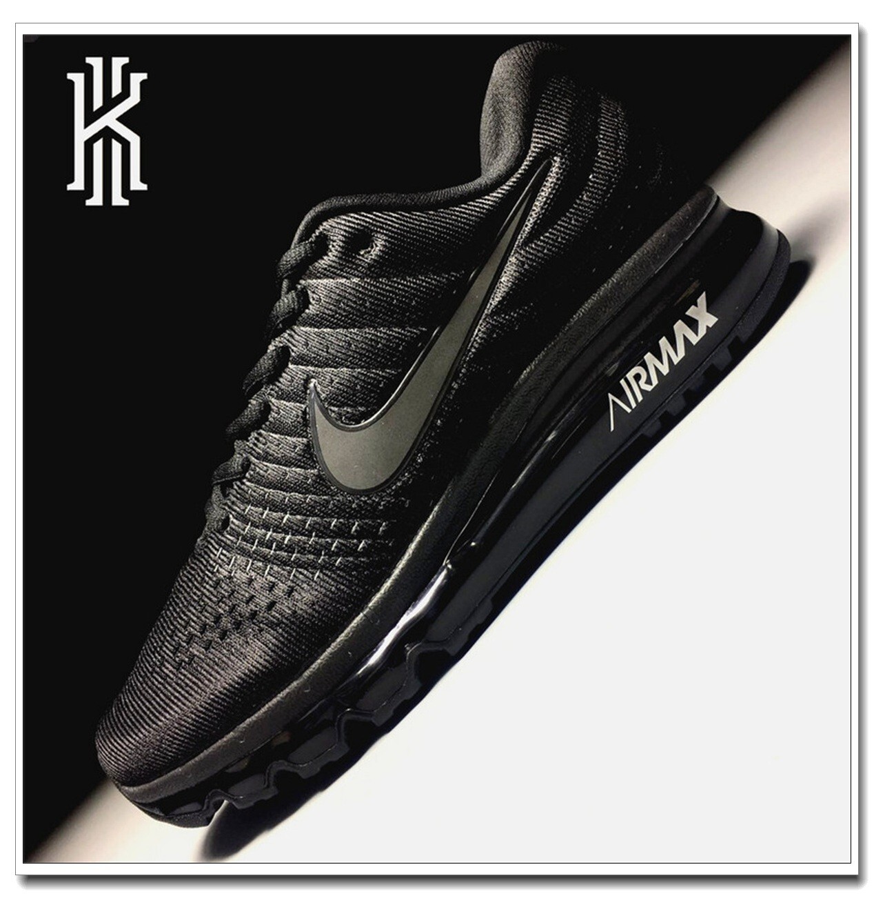 NIKE AIR MAX 2017 Black Men's Runner Shoes new with box