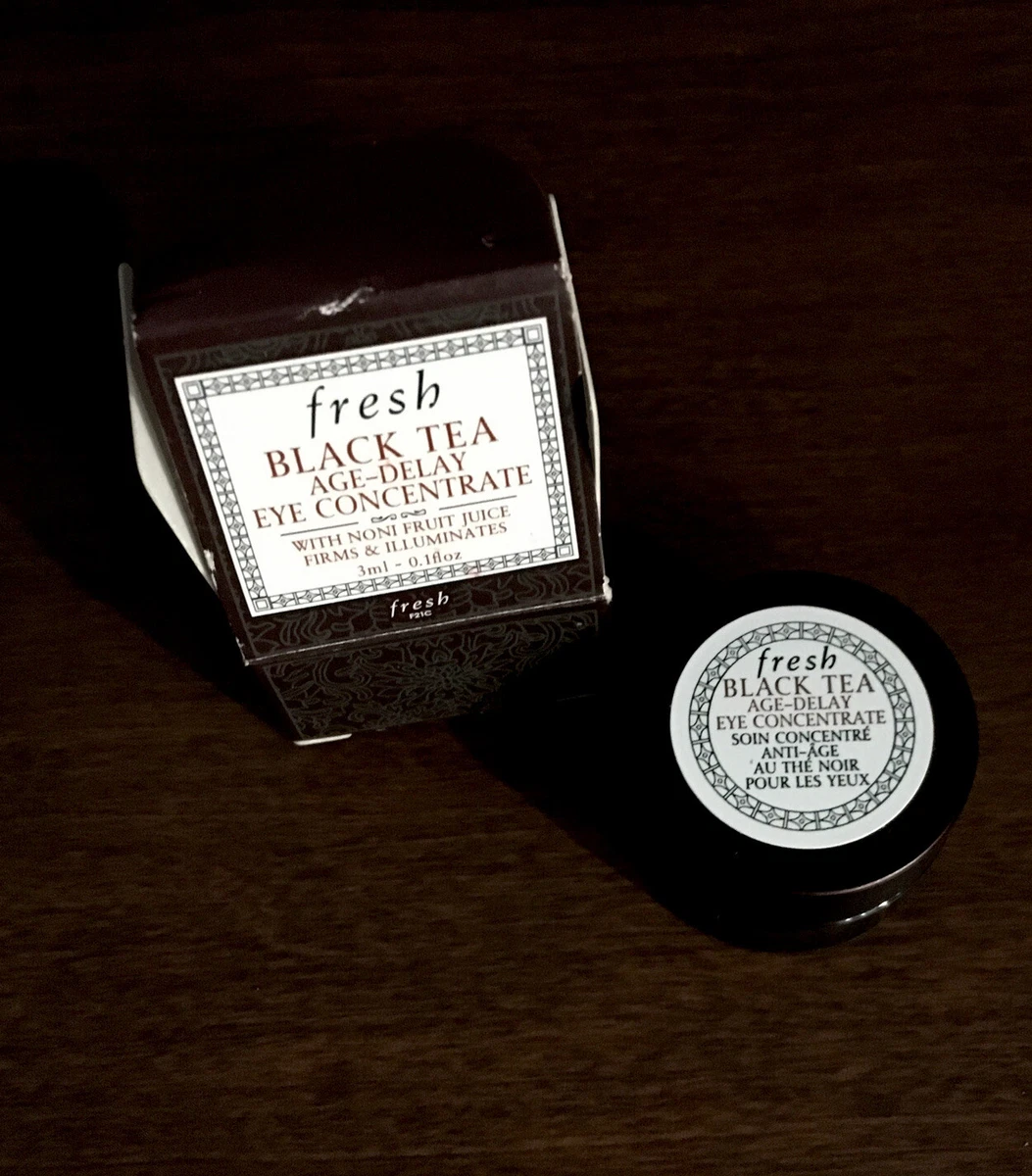 FRESH Black Tea Age Delay Eye Concentrate Cream 3ml 0.1oz New in Box Mini Size