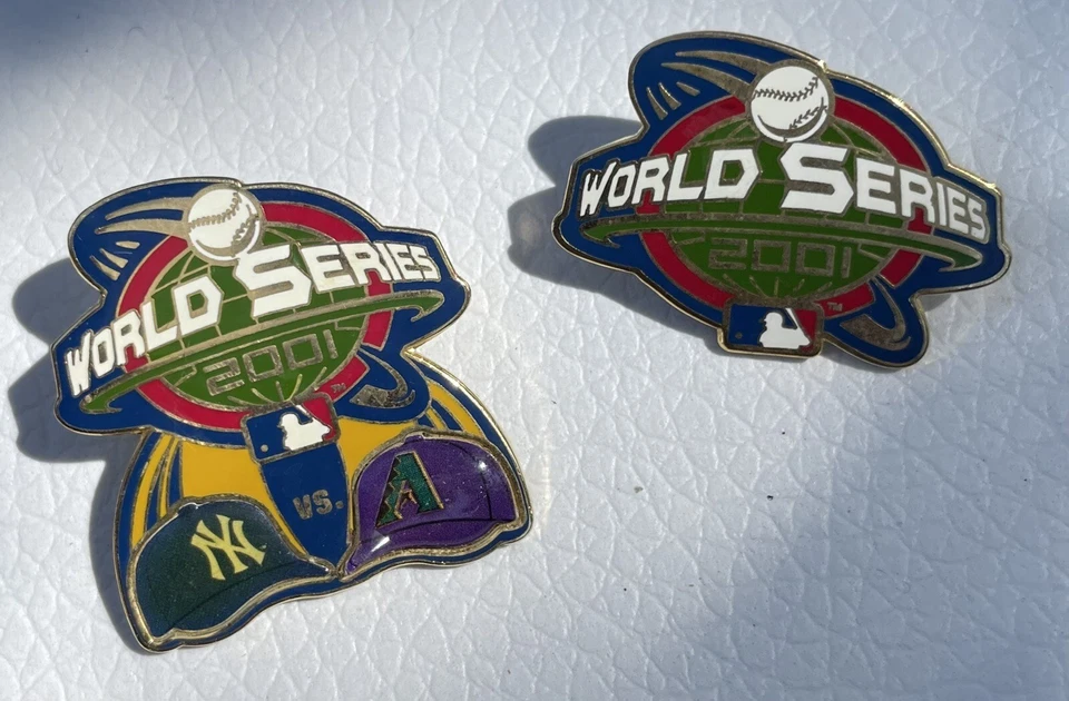 (2) 2001 World Series Pin Arizona Diamondbacks New York Yankees - Image 4 of 4