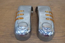 00-07 HARLEY DAVIDSON TOURING FLH LOWER FORK COVER SLIDER W/ RUNNING LIGHTS 