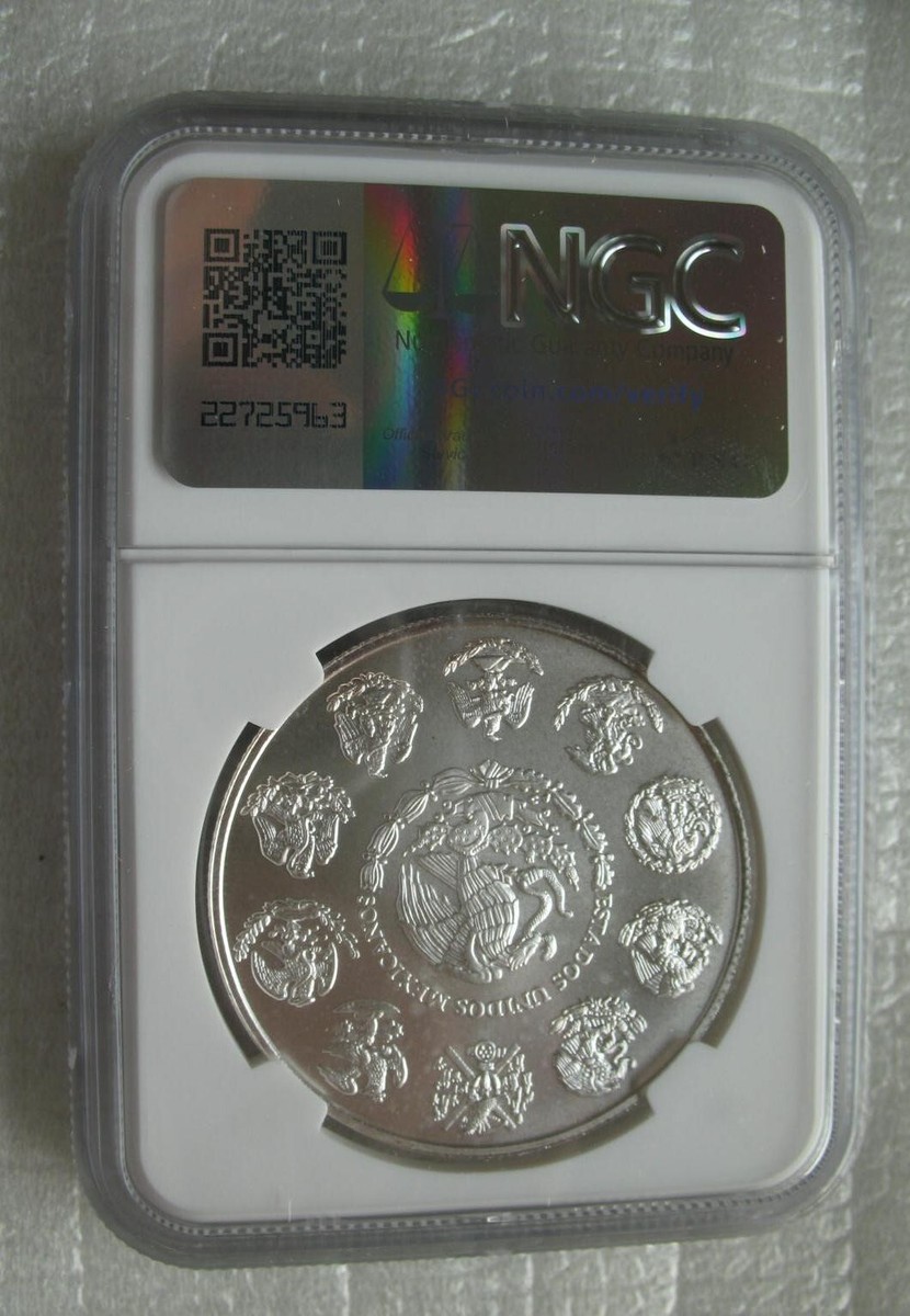 Mexico 2001 5 Pesos Silver UNC Coin Endangered Wildlife