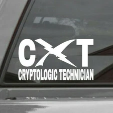 CRYPTOLOGIC TECHNICIAN CT  U.S.NAVY Vinyl Window Decal Sticker