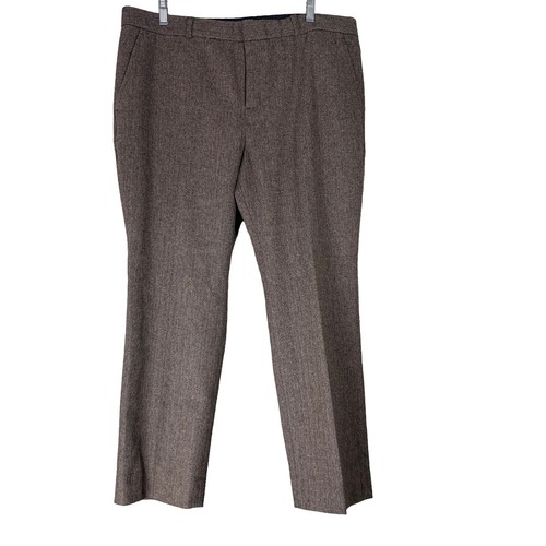 Banana Republic Siena Slim Italian Wool Ankle Pant in Heather  display picture 1