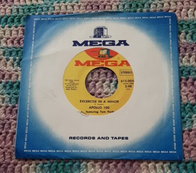 Apollo 100 Tom Parker 45 Exercise in A Minor / Joy Mega 615-0050 vg