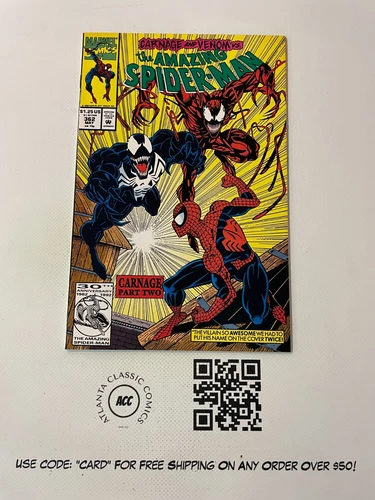 Amazing Spider-Man # 362 NM 1st Print Marvel Comic Book Venom Carnage 14 J222