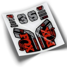 RWP-428 ADESIVI COMPATIBILI FORCELLA FOX 36 FACTORY EBIKE 2021 2024 SET DECALS
