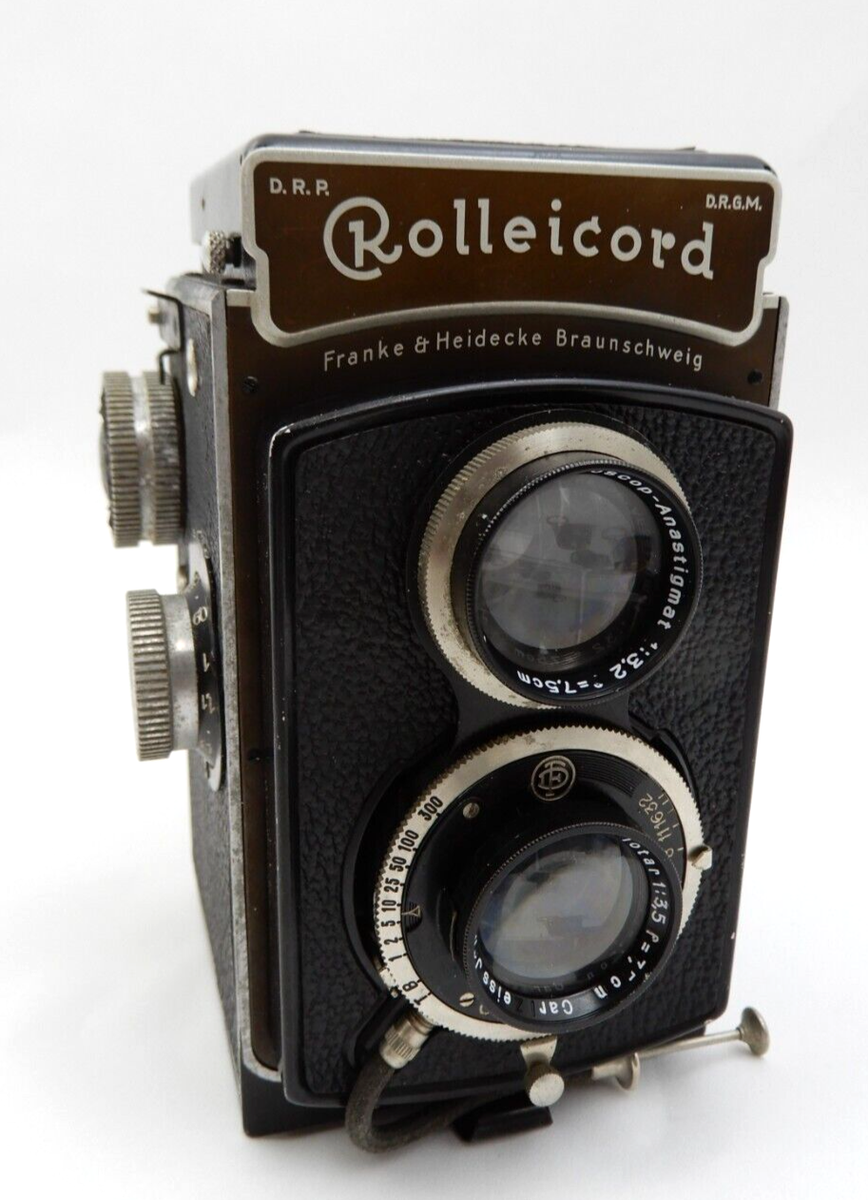 ローライ Rolleicord Carl Zeiss 7.5 F3.5＊79 VINTAGE 1936 ROLLEICORD II COMPUR ZEISS TRIOTAR 7.5CM F3.5 LENS