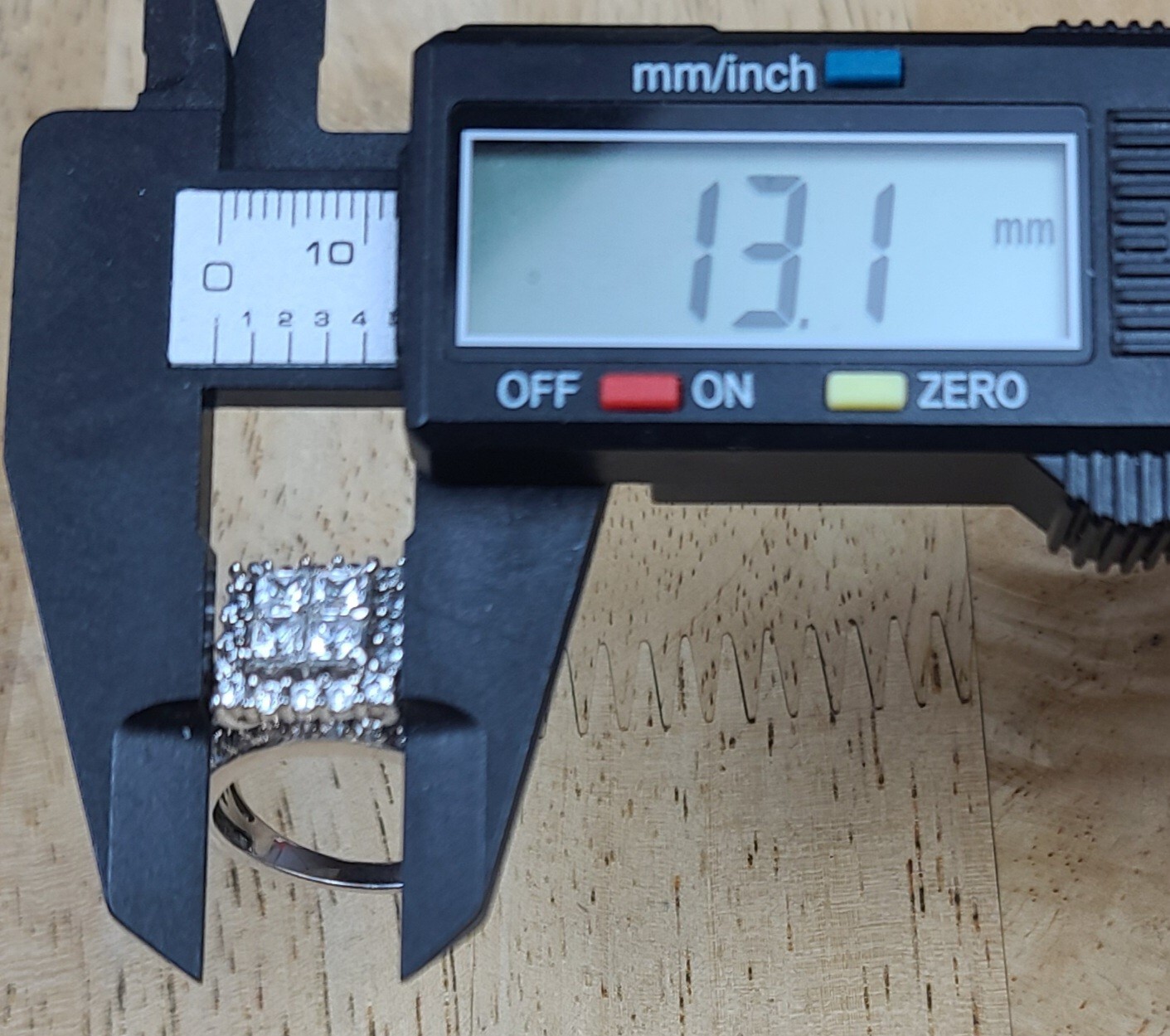 Sterling 925 Solid Silver Iced Cluster Cushion En… - image 19