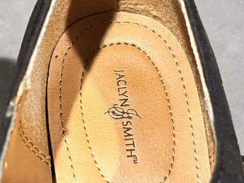 Jaclyn Smith Black Gothic Mary Jane Buckle Pumps Womans High Heels Shoes 8W - Picture 10 of 24