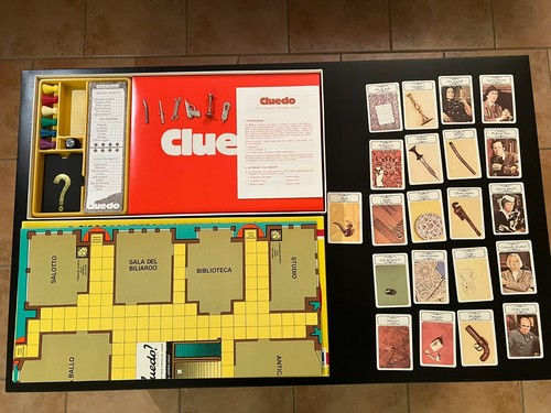 CLUEDO Gioco da Tavolo EG Editrice Giochi 1986 - Completo - Mai usato - Foto 2 di 8