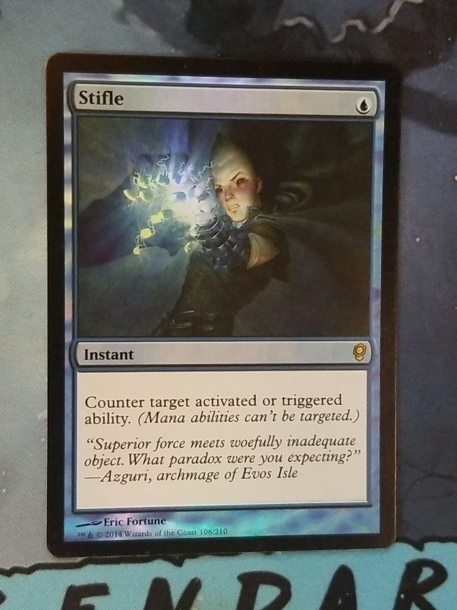 MTG もみ消し Stifle 初版foil SCG もみ消し (Stifle) · Conspiracy (CNS) #108 · Scryfall Magic