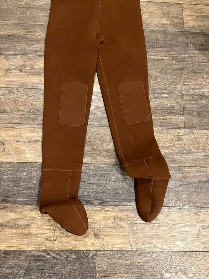 Hodgman Lakestream Comfort Plus Neoprene Waders - Brown w/ Suspenders - Size LL - Image 3 of 4