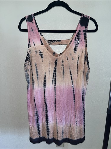 Raya Sun XL Pink/Khaki Tank Top