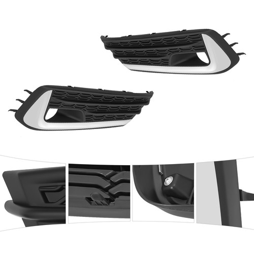 Fog Light Lamp Cover Front Left & Right Side For 2020-2022 Subaru Impreza 2.0L - Picture 3 of 18
