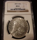 1897 o Morgan Silver Dollar NGC ms61