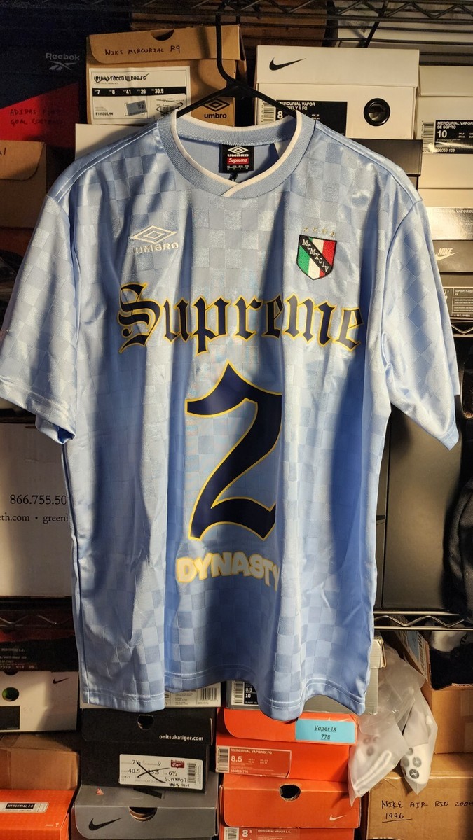 Supreme Umbro Soccer Jersey Blue SS22 Supreme New York 2022 New DS