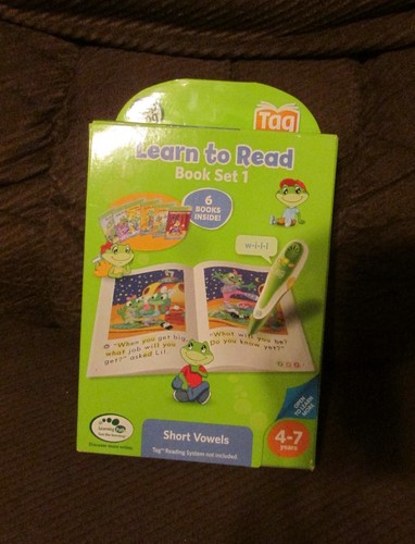 Leapfrog Learn To Read Book Set 1- 6 Books Short Vowels For Tag Reading System - Picture 2 of 3