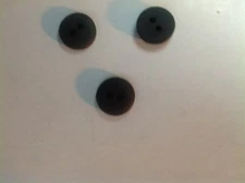 NEW 25 Pc. Lot 1/2 INCH HUNTER GREEN  DULL/ MATTE FINISH BUTTONS