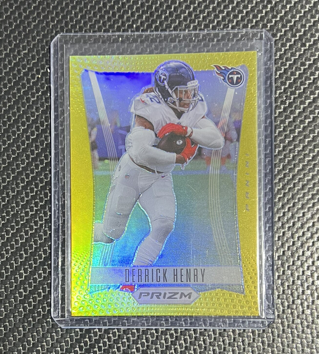 🔥2022 Prizm Derrick Henry  4/10 Gold Prizm Flashback SSP🔥