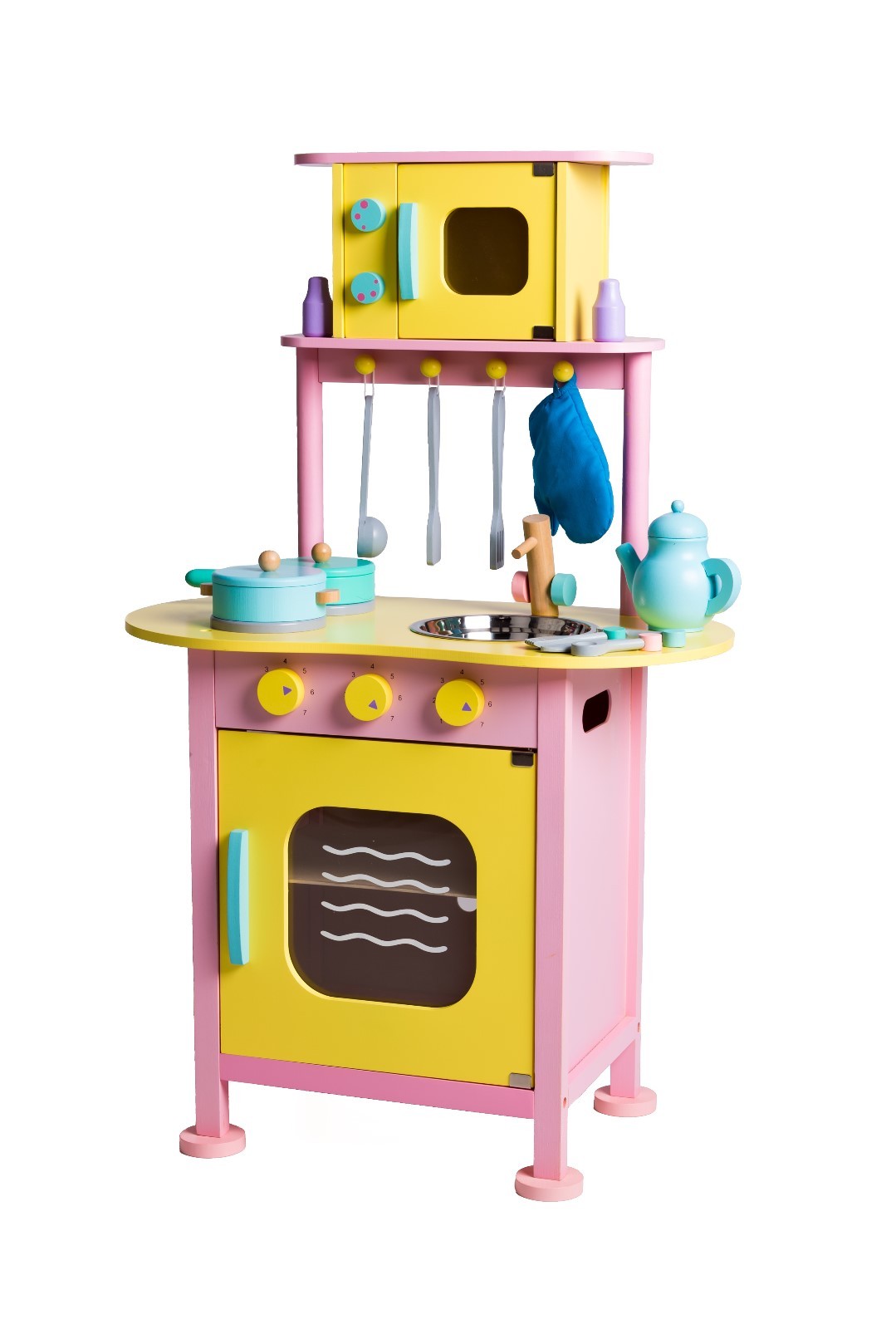 Wooden Play Kitchen Cooking role play Kids kitchen pretend play wooden