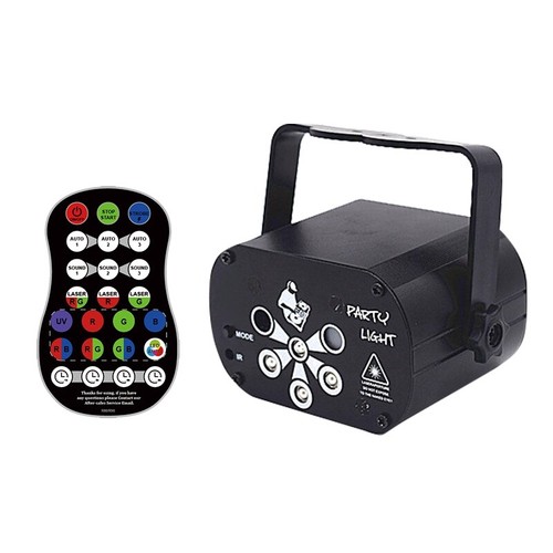 60/120 Pattern RGB Portable LED Stage Laser Lights DJ KTV Projector Disco Lamp - Picture 3 of 18