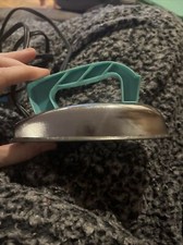 Vintage Wolverine Tin Metal Toy Iron USA Blue Silver