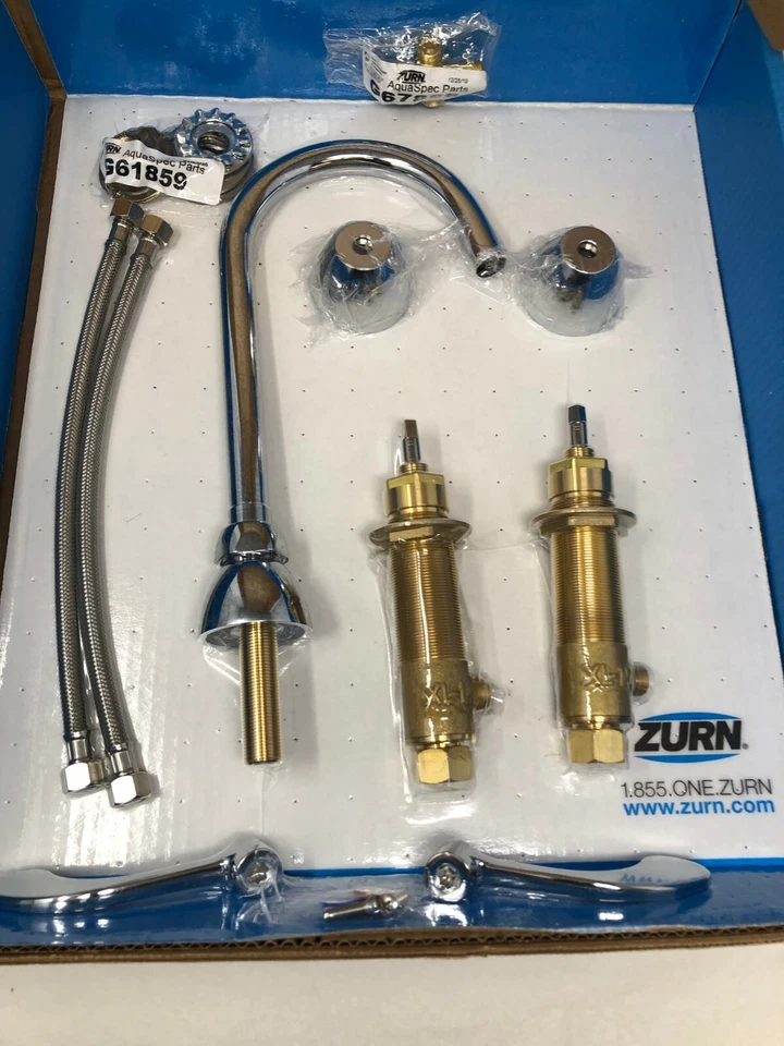 Torneira de pescoço de ganso generalizada sem chumbo Zurn Industries Z831B4-XL-FC AquaSpec - Imagem 3 de 4