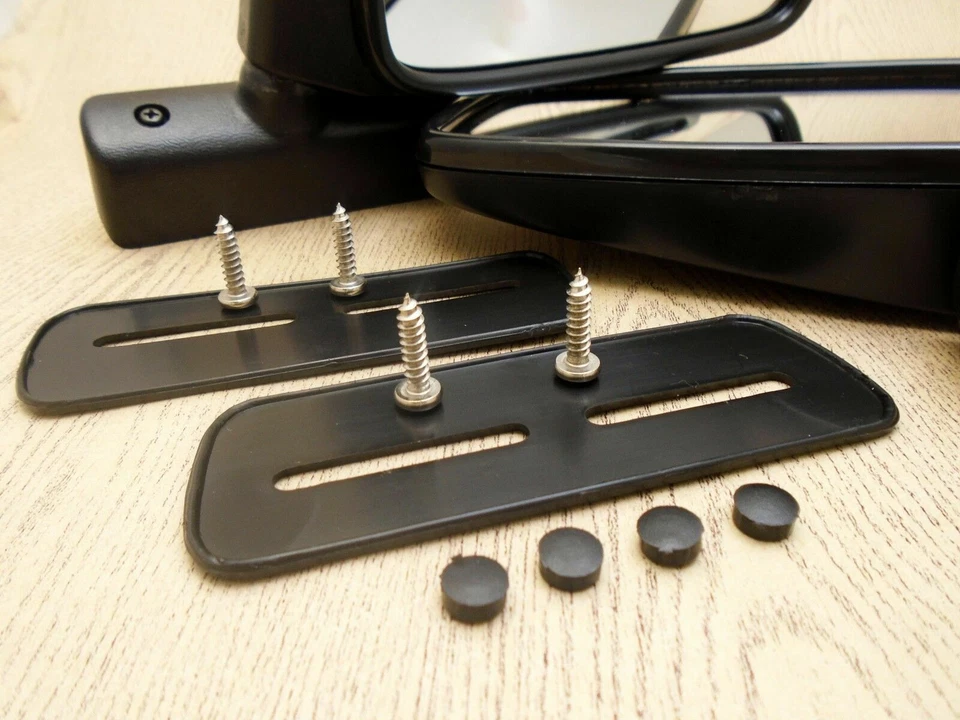 Datsun Sunny B10 B110 B210,B310 KB110,210,310 Pair Black Door Mirrors  Foto 4 de 4