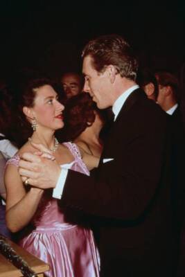 Princess Margaret dancing with husband Lord Snowdon at a Dockland - Old Photo