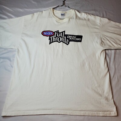 NHRA Full Throttle Drag Racing Series T-Shirt Men's 2XL 24.5x31 (Minor Wear)