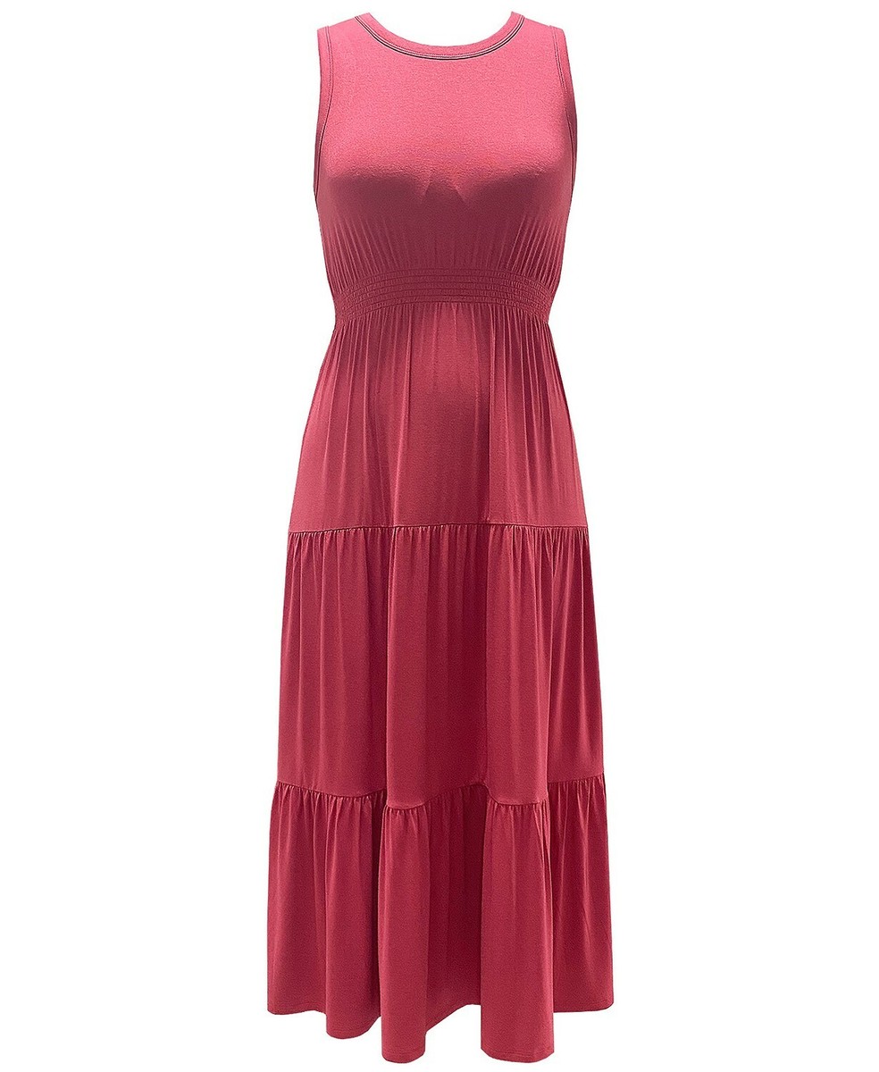 rayon jersey dress Texture Cap Sleeve Jersey Dress or Tunic