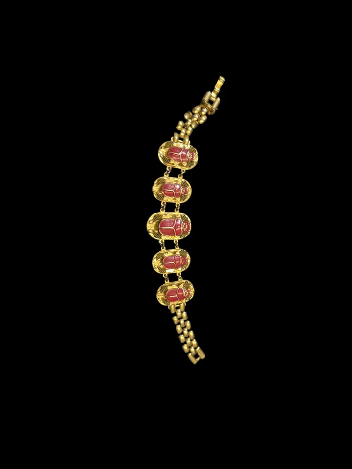 Lovely Amazing Scarab Bracelet - Amazing Gift For Her - Ancient Jewelry - Image 2 of 2