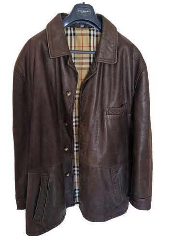 Veste/manteau en cuir homme LONDON by BURBERRY taille 46 Large/XL...PRIX DE VENTE CONSEILLÉ 1 995 £ - Photo 4/20