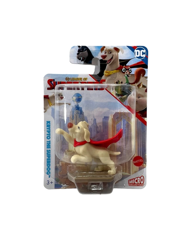 DC Comics Super Pets League 5 Figure Set WB Mattel Micro Collection Krypto Ace - Image 2 of 4