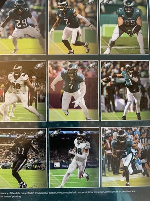 NEW Shrink Wrapped Philadelphia Eagles 2024 NFL Team Wall Calendar-Turner  Sports | eBay