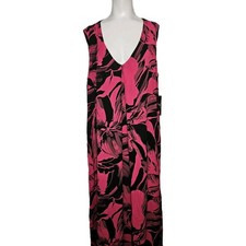 NYC & Co Sleeveless Tropical Maxi Dress Size 1X New With Tags