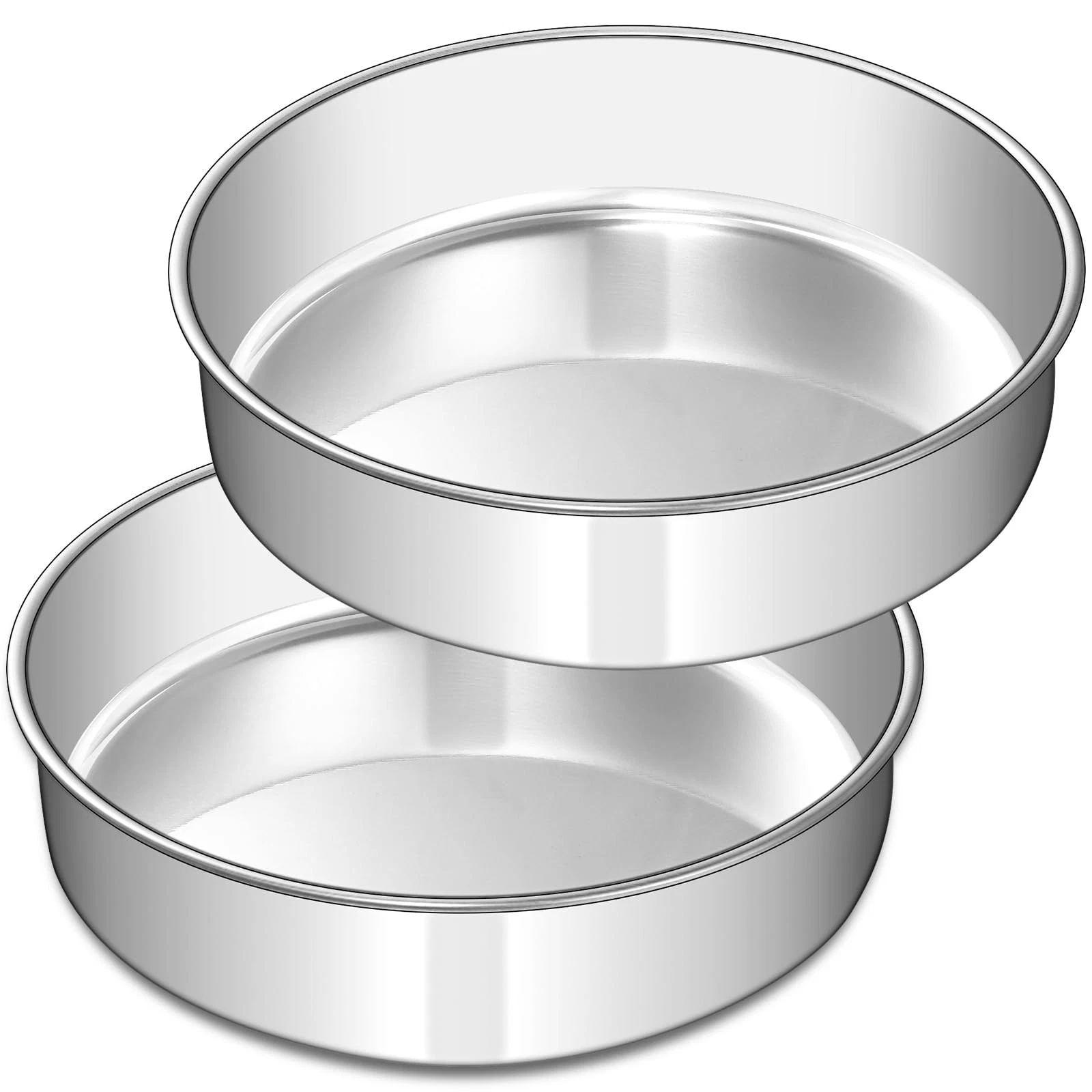 "6 Inch Round Cake Pan Set of 2, Stainless Steel Baking Pans"
Opens in a new window or tab