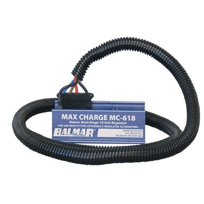 Max Charge Multi-Stage 12 Volt Voltage Regulator w/Wire Harness