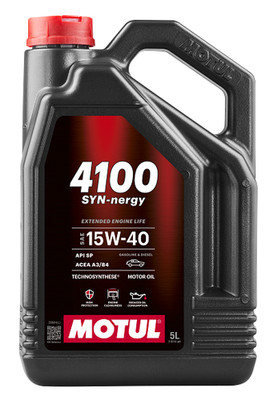 5 L MOTUL Motoröl 4100 SYN-NERGY 15W-40 SAE J 300 ACEA A3/B4 API SP