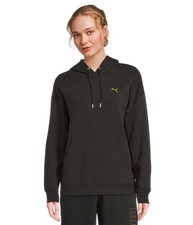 Woman's Hoodies  Sweatshirts PUMA Maximal Metallic Comfort Fleece Hoodie