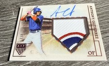 Panini America's Pastime Anthony Gutierrez RPA ON-CARD AUTO 1/7 Prime Patch!!