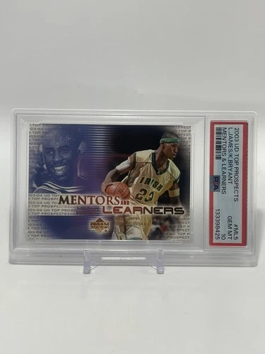PSA 10  Lebron James Rookie 2003 UD Top Prospects Kobe Bryant ML5 RC Gem mint