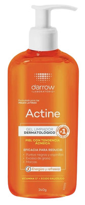 Darrow Actine Purifying Face Cleanser Gel 240 gr   Deep Cleanser for Oily Skin