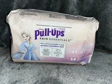 Huggies Pull-Ups Girls' Skin Essentials Training Pants, Elsa-Frozen, 4T-5T 14 CT