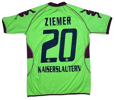 1. FC Kaiserslautern Kappa Trikot L 2007/2008 Ziemer #20 Third Vintage