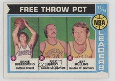 1974-75 Topps Ernie DiGregorio Rick Barry Jeff Mullins #147 HOF 0d6c