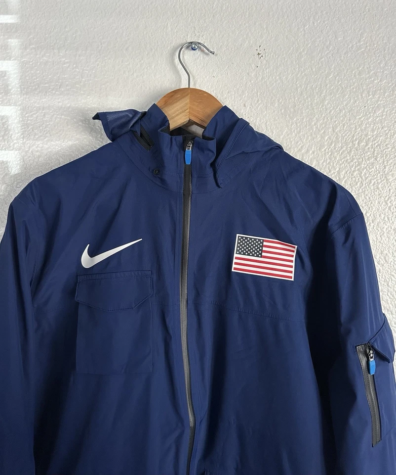 Nike Pro Elite Storm-Fit ADV Team EE. UU. Correr Carreras Pista Chaqueta Hombres Talla Grande Foto 2 de 4