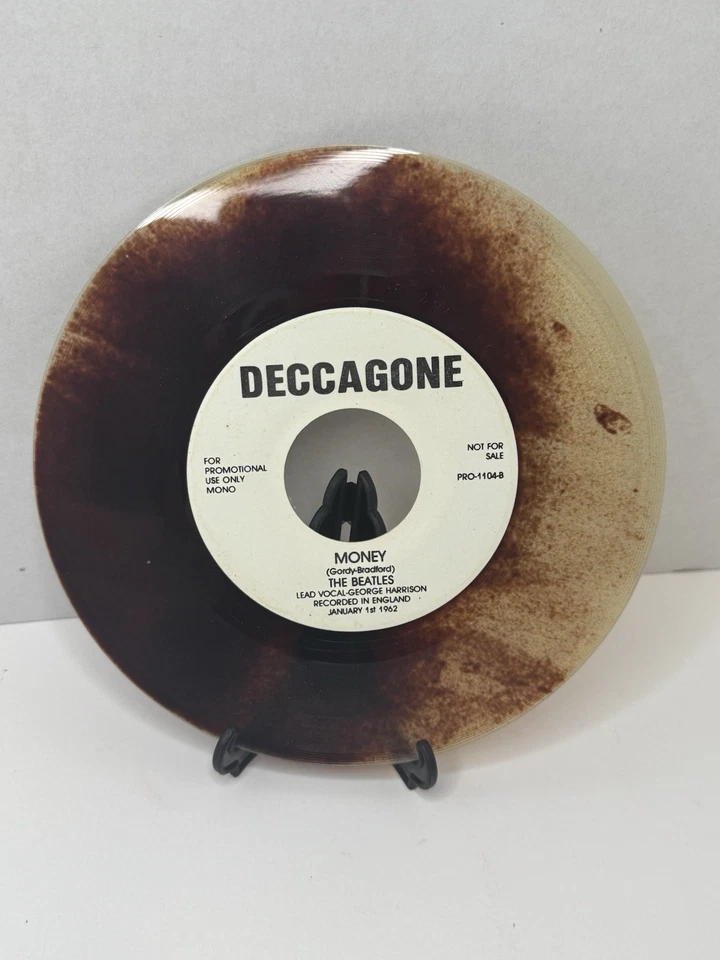 BEATLES: money / sure to fall DECCAGONE 7" Single 45 RPM Foto 3 de 4