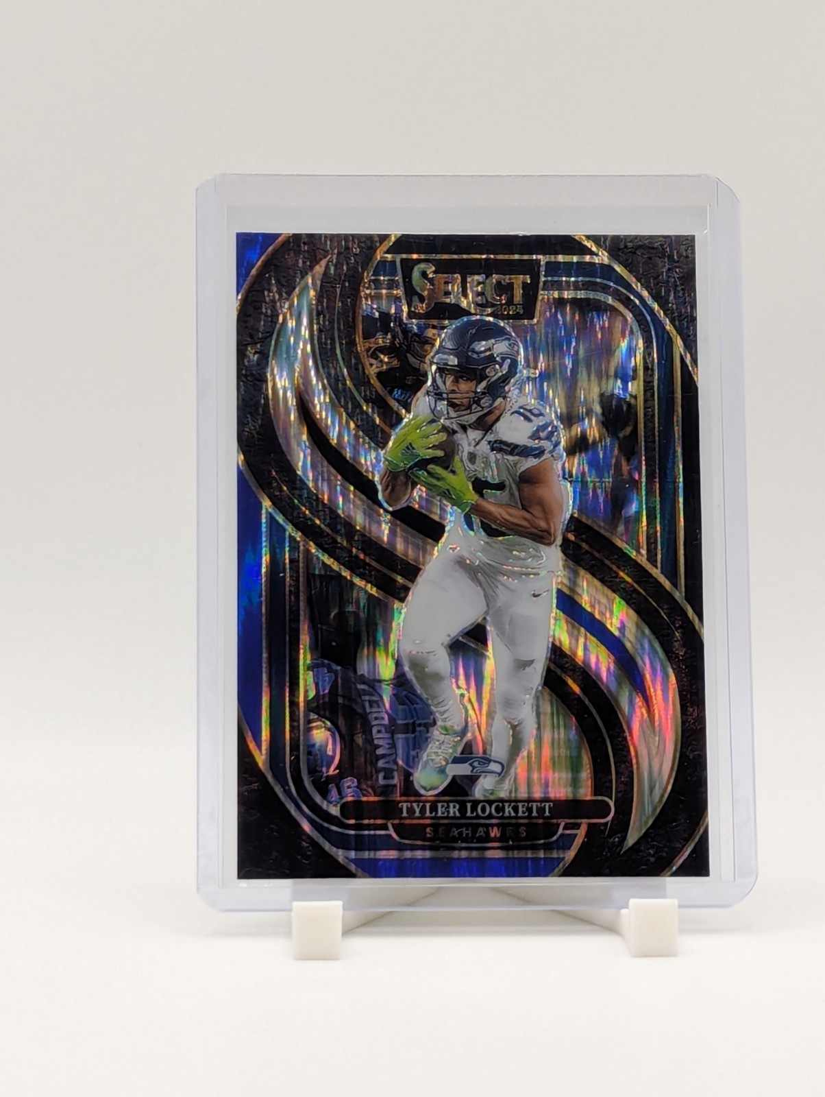 2024 Panini Select - Premier Level Tyler Lockett #199 Red & Blue Shock Prizm